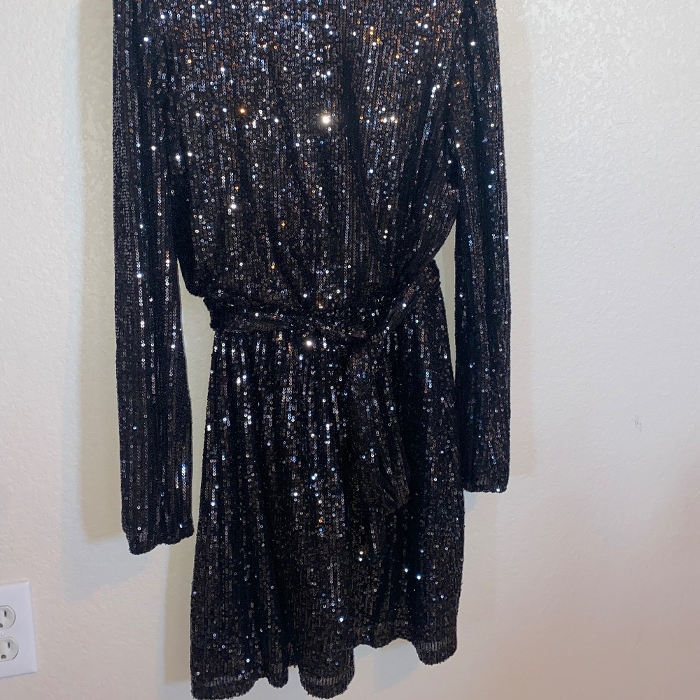 Black cocktail dress